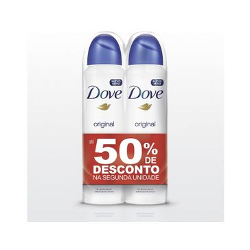 Desodorante Dove Aerosol Woman Original 89g 2 Unidades com 50% de Desconto no Segundo