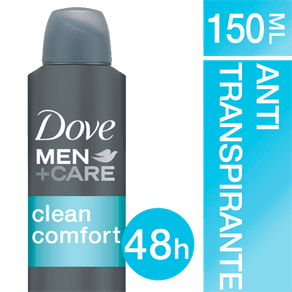 Desodorante Dove Men+Care Clean Comfort 89g (Aerosol)