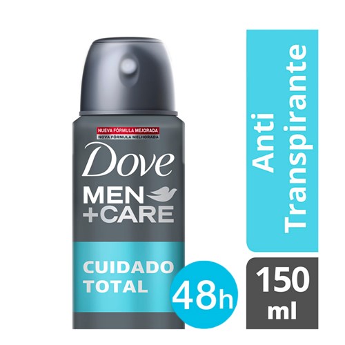 Desodorante Dove Men + Care Cuidado Total Aerosol Antitranspirante 48h 150ml