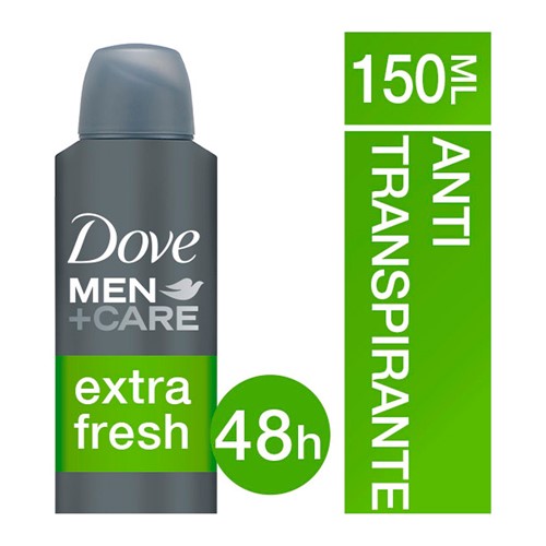 Desodorante Dove Men + Care Extra Fresh Aerosol Antitranspirante 48h com 150ml