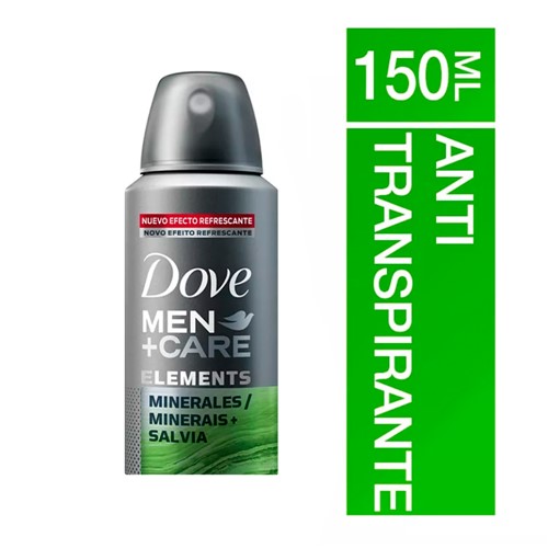 Desodorante Dove Men Minerais + Salvia Aerosol Antitranspirante 48h com 150ml