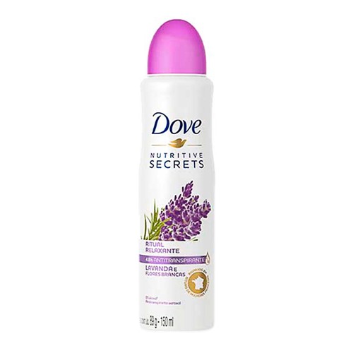 Desodorante Dove Nutritive Secrets Aerosol Antitranspirante Lavanda e Flores Brancas 150ml