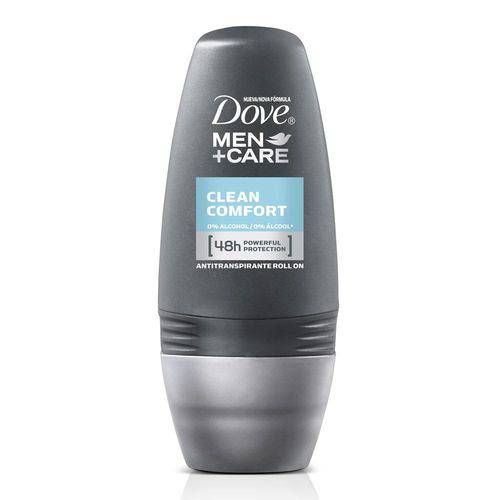 Desodorante Dove Roll On Men Care Clean Comfort com 50ml