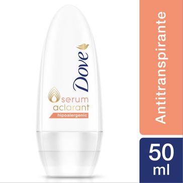 Desodorante Dove Roll On Sérum Aclarant Hipoalergênico 50ml