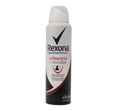 Desodorante Feminino Aerosol Antibacterial + Invisible 150ml - Rexona