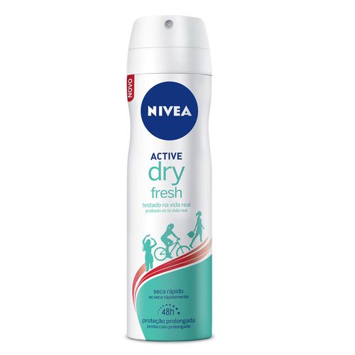 Desodorante Feminino Aerosol Nivea Active Dry Fresh 150ml