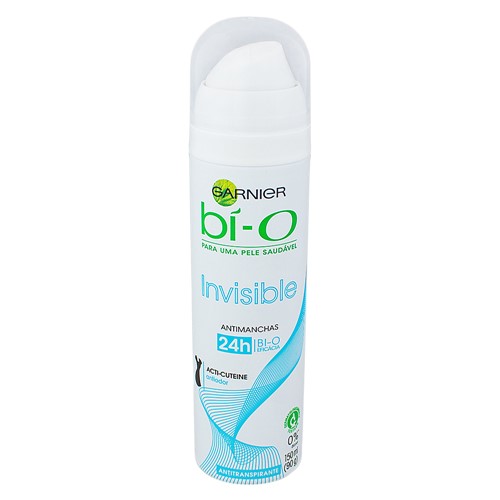 Desodorante Garnier Bí-O Invisible Aerosol Antitranspirante 24h com 150ml