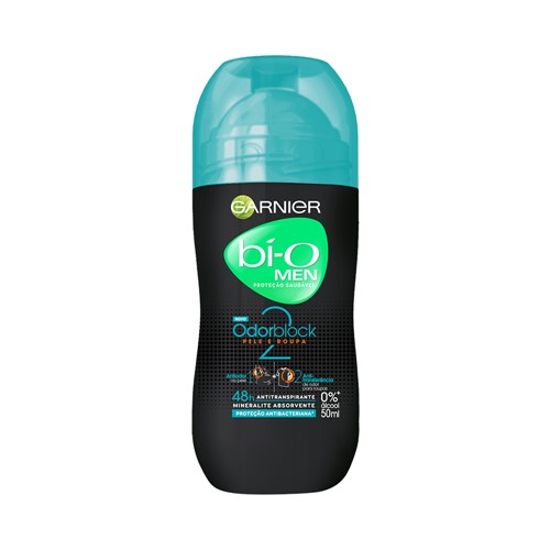 Desodorante Garnier Bi-O Roll-On OdorBlock2 Masculino 50ml