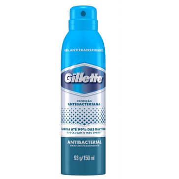 Desodorante Gillette Aerosol Antitranspirante Antibacteriano 93g