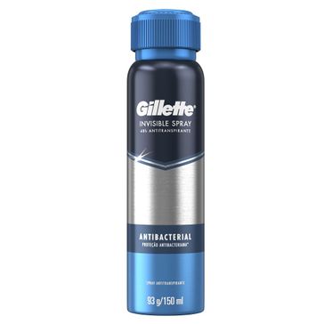 Desodorante Aerosol Gillette Invisible Antibacterial 93g