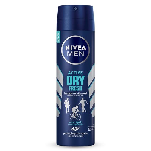 Desodorante Masculino Aerosol Nivea Active Dry Fresh 150ml