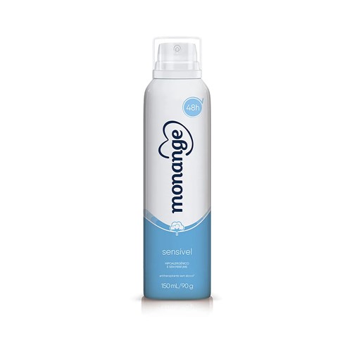 Desodorante Monange Aerosol Hidratação Nutritiva 90g