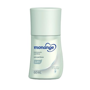 Desodorante Monange Roll On Sem Perfume 60ml