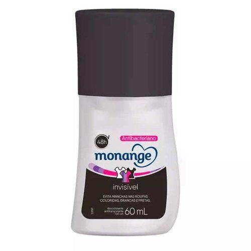 Desodorante Monange Rollon 60ml Invisivel