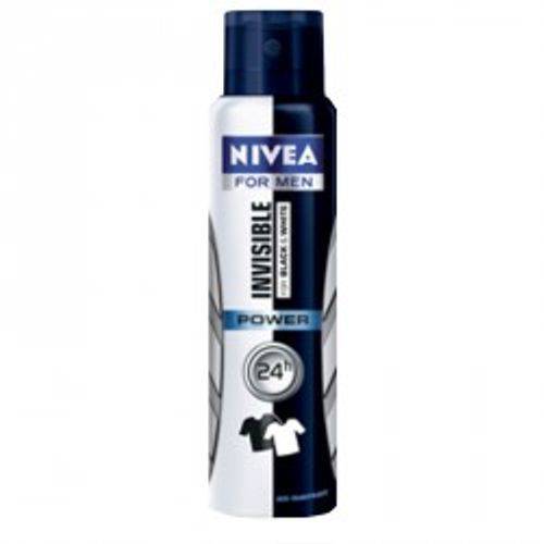 Desodorante Nivea Aerosol Invisible Black&white Power Masculino 100ml