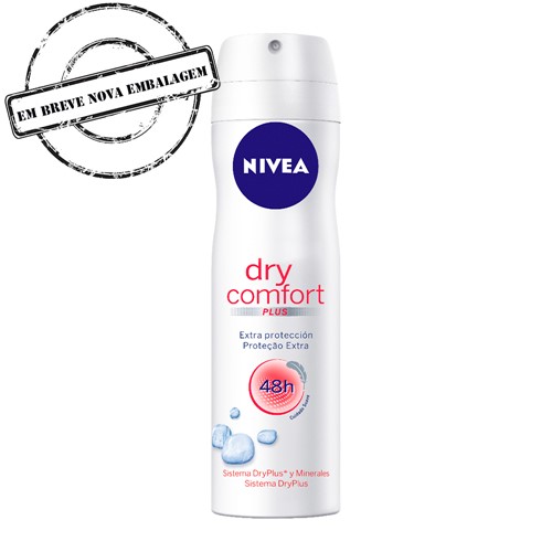 Desodorante Nivea Dry Comfort Aerosol Antitranspirante 48h com 150ml