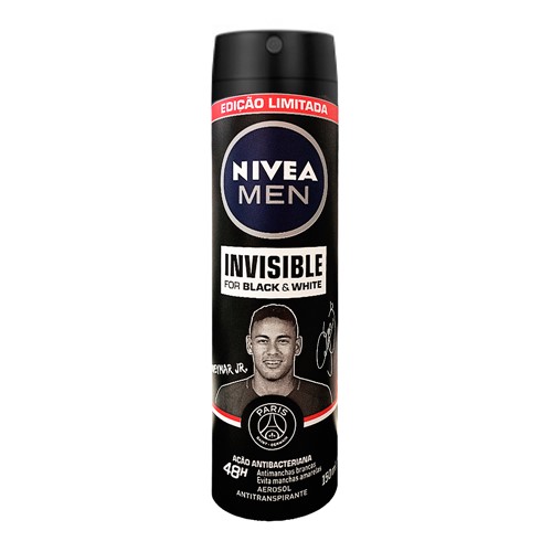 Desodorante Nivea Men Invisible For Black & White Aerosol Antitranspirante 48h 150ml