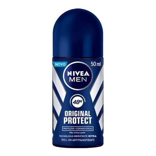 Desodorante Nivea Men Original Protect Roll-on Antitranspirante 48h com 50ml