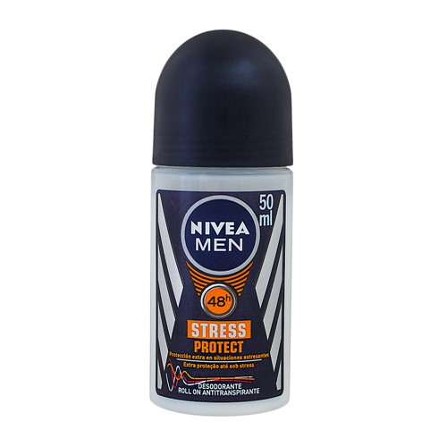 Desodorante Nivea Men Stress Protect Roll-on Antitranspirante 48h com 50ml