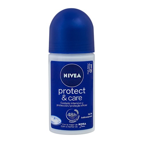 Desodorante Nivea Protect & Care Roll-on Antitranspirante 48h com 50ml