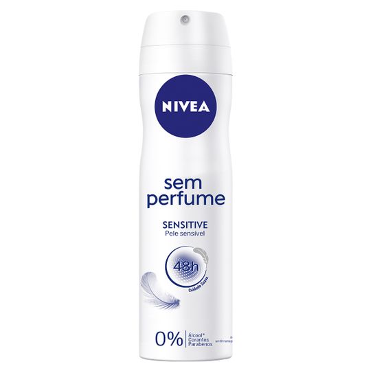 Desodorante Nivea Sem Perfume Sensitive Aerossol 150ml