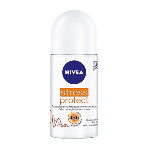 Desodorante Nivea Stress Protect Roll-on Antitranspirante 48h com 50ml