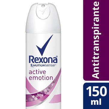 Desodorante Antitranspirante Aerosol Rexona Feminino Active Emotion 150ML