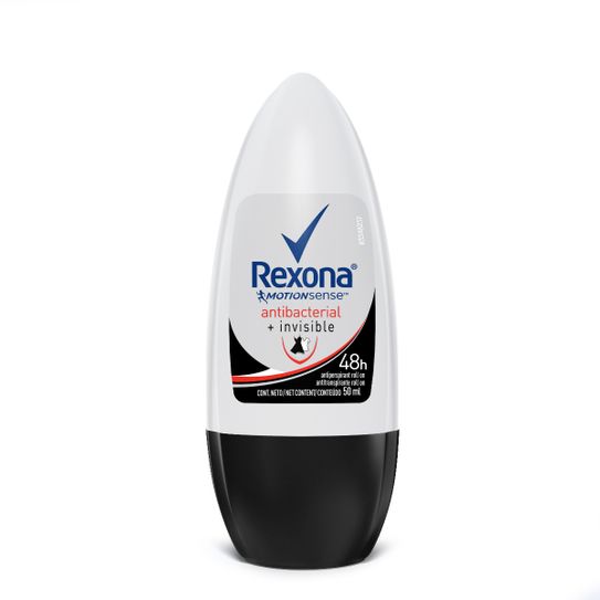 Desodorante Rexona Antibacterial Invisible Women Rollon 50ml