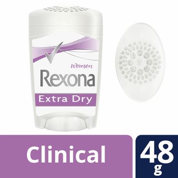 Desodorante Antitranspirante Rexona Feminino Clinical EXTRA DRY 48 G