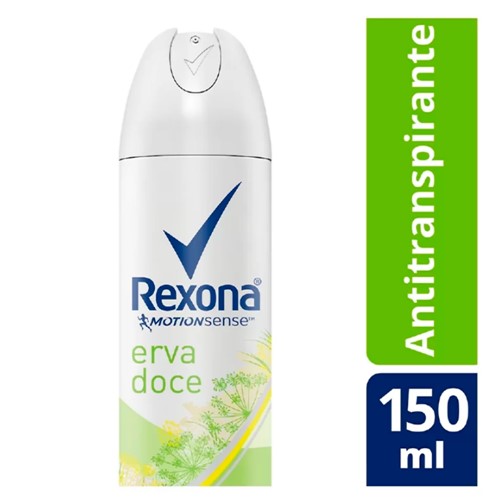 Desodorante Rexona Erva Doce Aerosol Antitranspirante 48h 150ml