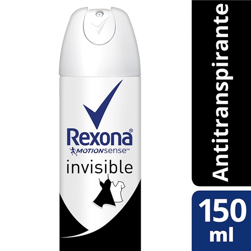 Desodorante Rexona Invisible Aerosol Antitranspirante 48h 150ml