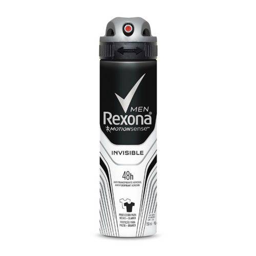Desodorante Rexona Invisible Masculino Aerosol 90g