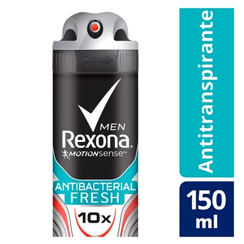 Desodorante Rexona Men Antibacterial Fresh Aerosol Antitranspirante 48h 150ml