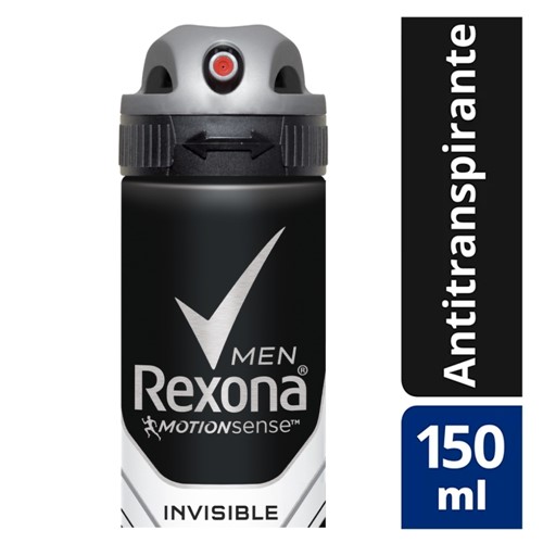 Desodorante Rexona Men Invisible Aerosol Antitranspirante 48h 150ml