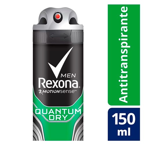 Desodorante Rexona Men Quantum Dry Aerosol Antitranspirante 48h 150ml