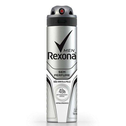 Desodorante Rexona Men Sem Perfume - Aerosol 150ml