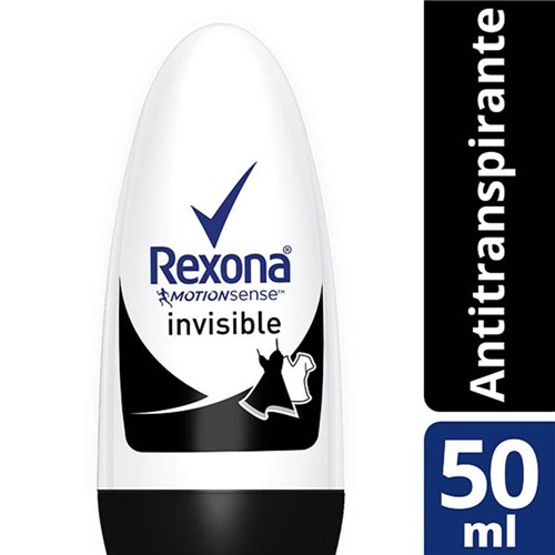 Desodorante Rexona Roll On Feminino Invisible 50ml
