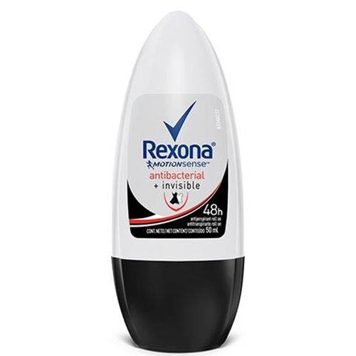Desodorante Rexona Rollon 50ml Feminino Antibac Invis