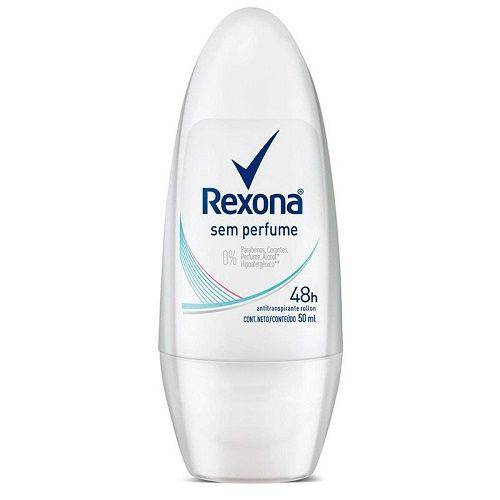 Desodorante Rexona Rollon Feminino Sem Perfume 50ml
