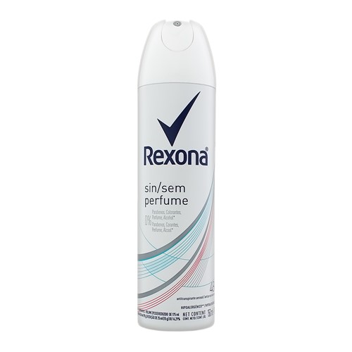 Desodorante Rexona Sem Perfume Aerosol Antitranspirante 48h 150ml