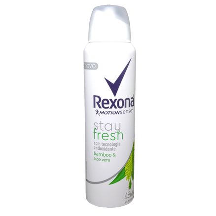 Desodorante Rexona Stay Fresh Bamboo e Aloe Vera Antitranspirante Aerosol Women 150ml