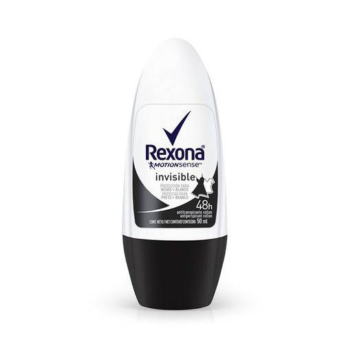 Desodorante Roll-on Feminino Invisible 50ml Unid - Rexona