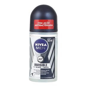 Desodorante Roll On For Men Black & White Nivea 50mL