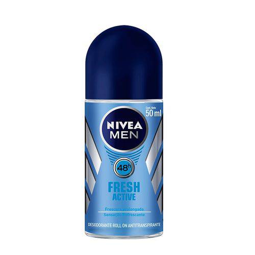 Desodorante Roll-On Nívea Fresh Active For Men 50ml