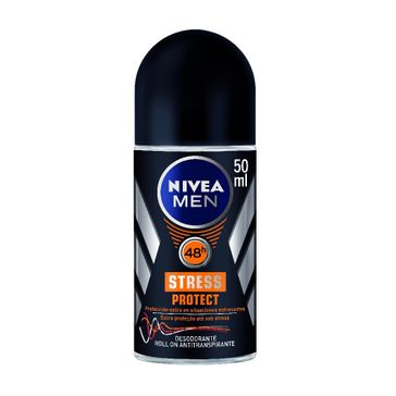 Desodorante Roll On Nivea Stress Protect Masculino 50ml