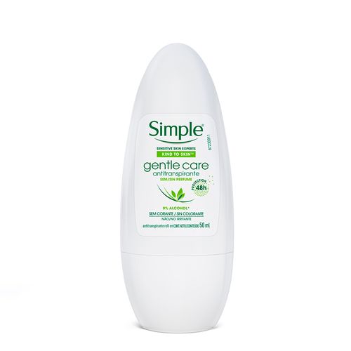 Desodorante Roll On Simple Gentle Care 50ml