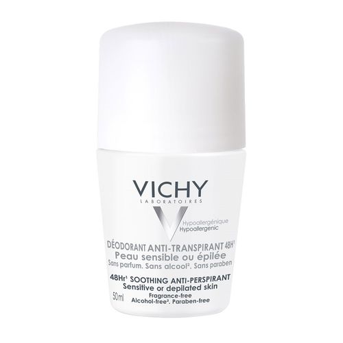 Desodorante Roll On Vichy Peles Sensíveis Antitranspirante 48h 50ml