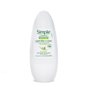 Desodorante Antitranspirante Roll-on Simple Gentle Care 50ml