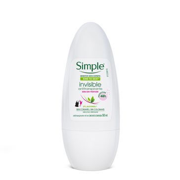Desodorante Antitranspirante Roll-on Simple Invisible 150ml