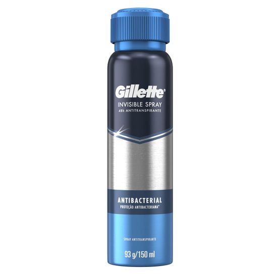 Desodorante Spray Antitranspirante Gillette Antibacterial 150ml